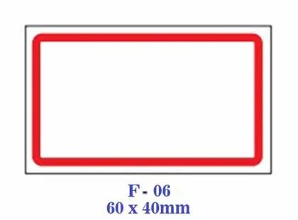 ETIQUETA ADESIVA 60X40 FITACREL